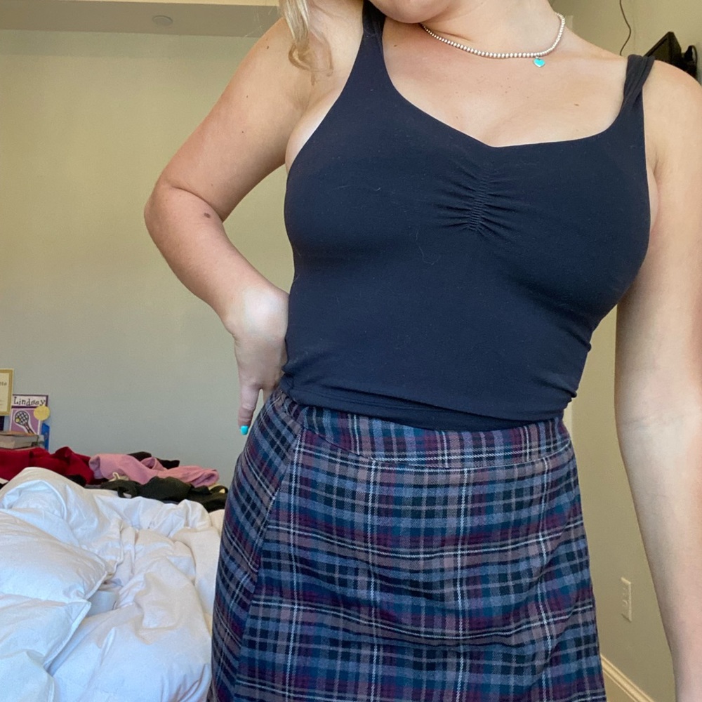 Brandy plaid skirt